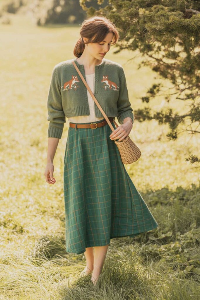 womens-cardigan-plaid-long-green-skirt-683x1024-1